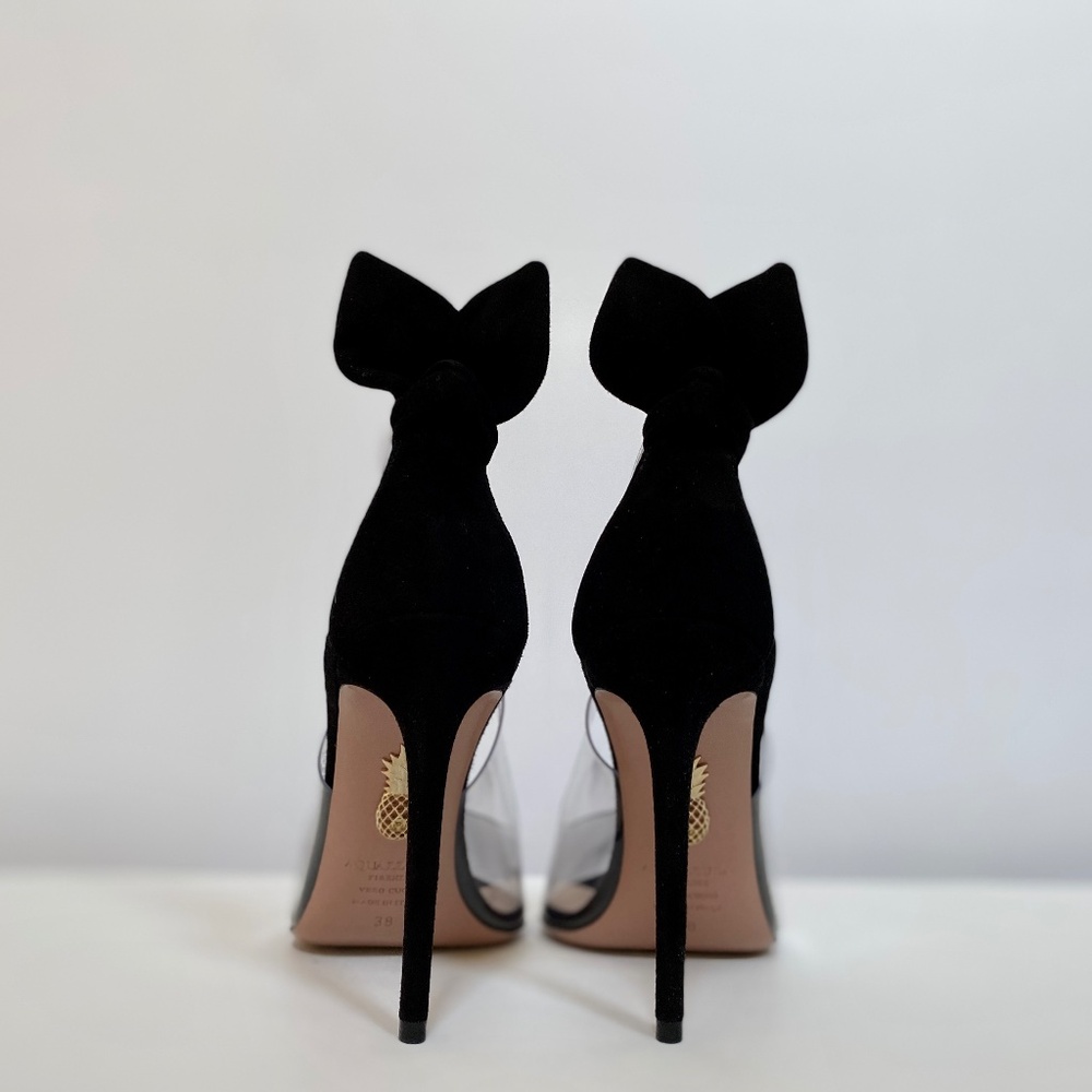 Aquazzura Bow Tie Plexi 105 Pump US8/8.5 NEW - Picture 14 of 16
